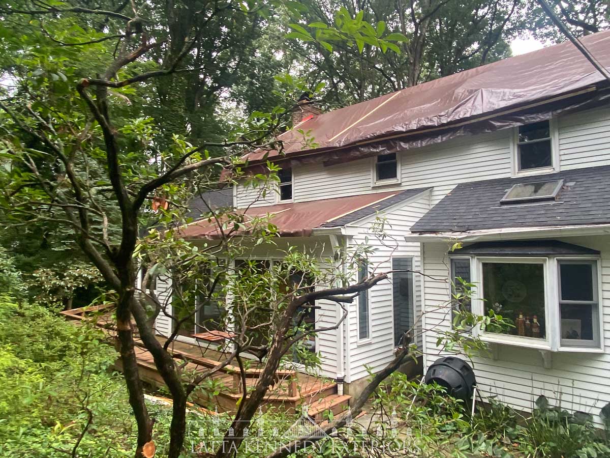 Storm Damage Exterior Remodel in Phoenixville