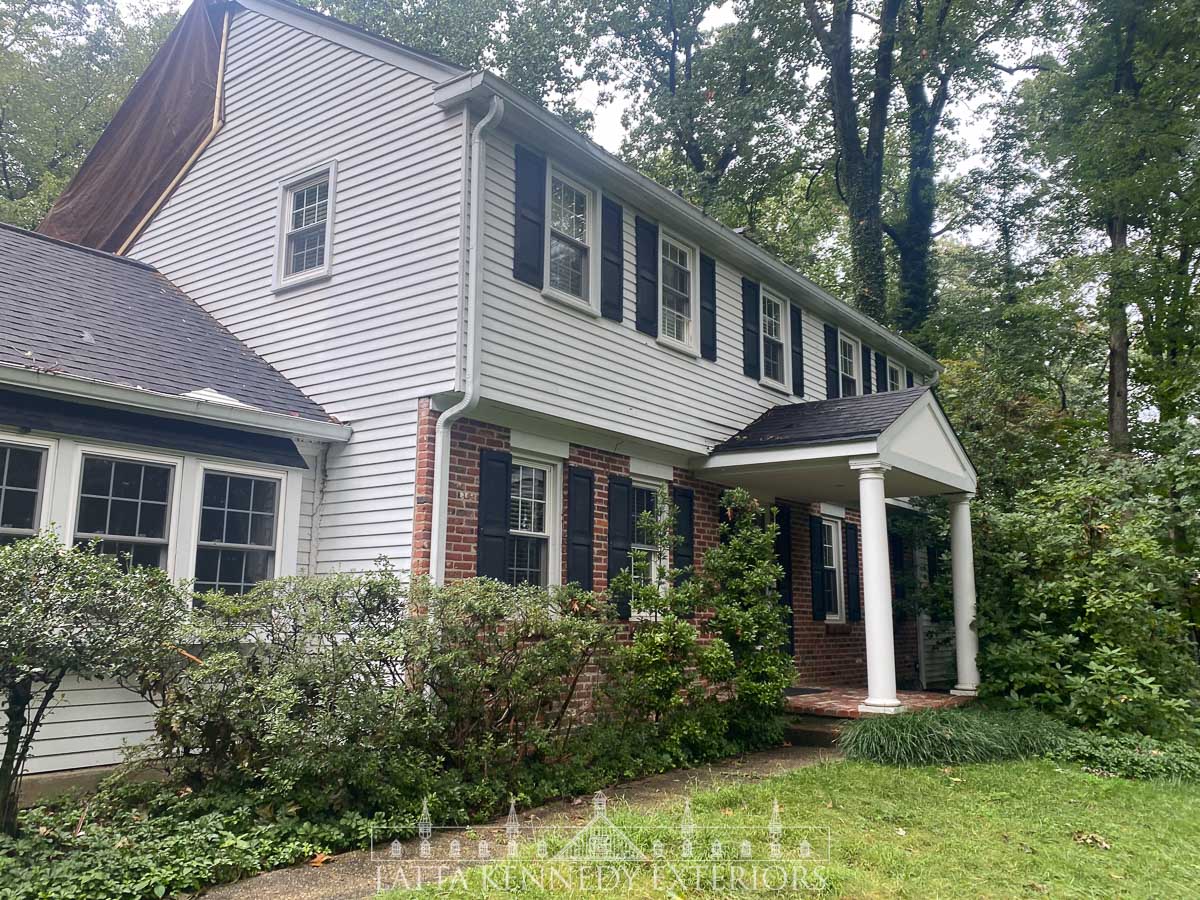 Storm Damage Exterior Remodel in Phoenixville