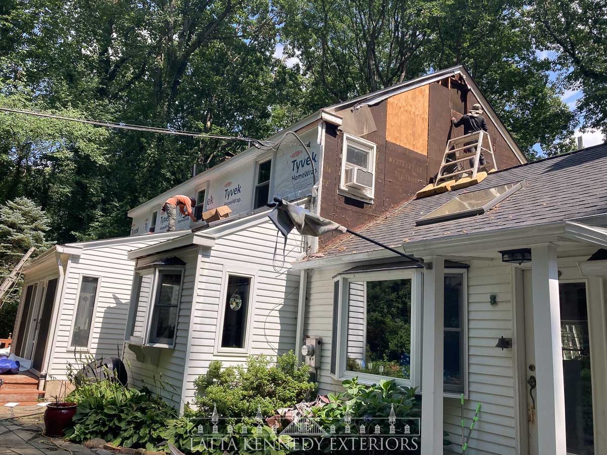 Storm Damage Exterior Remodel in Phoenixville