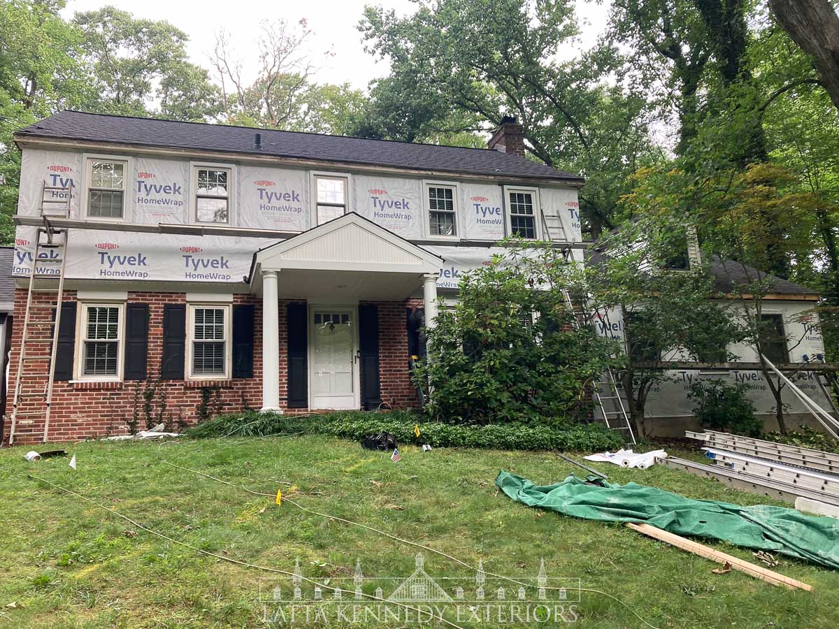 Storm Damage Exterior Remodel in Phoenixville