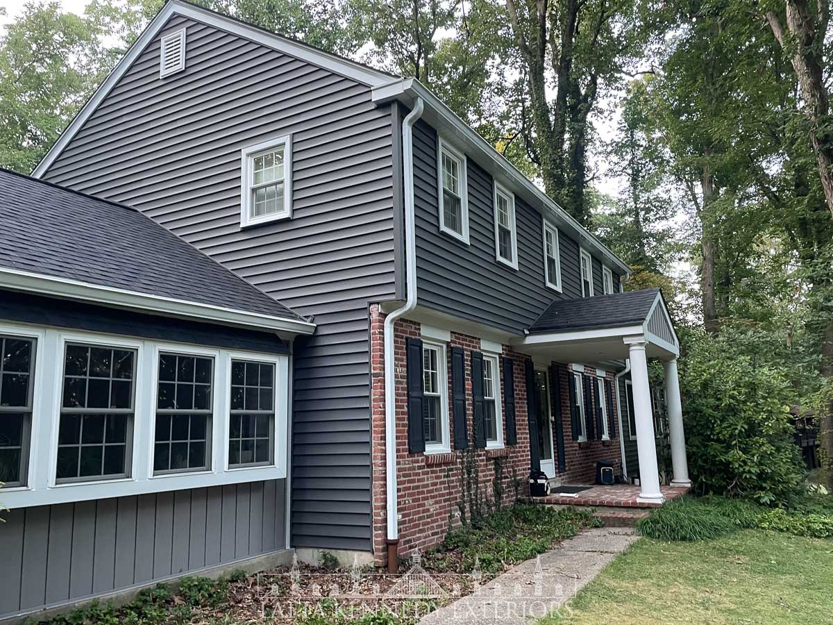 Storm Damage Exterior Remodel in Phoenixville